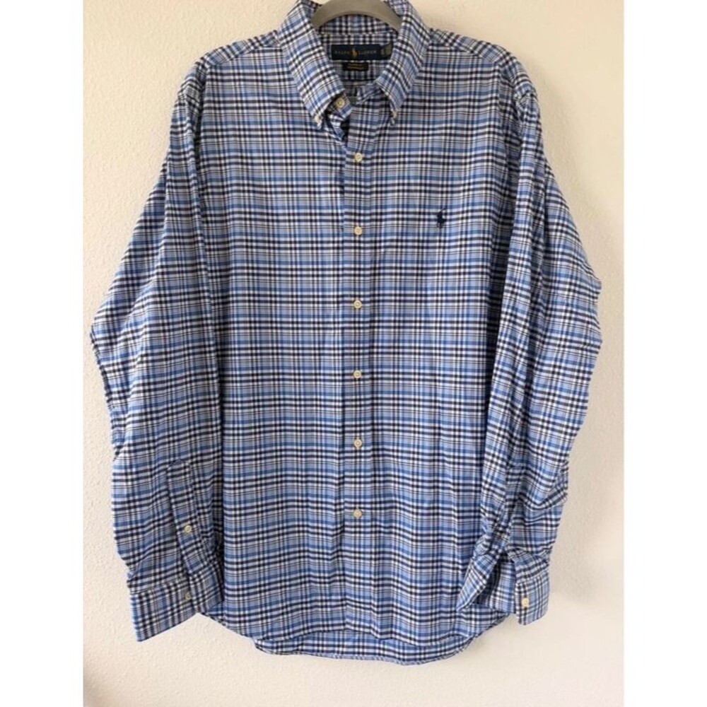 Polo Ralph Lauren Plaid Button-Up Shirt – Men’s XL